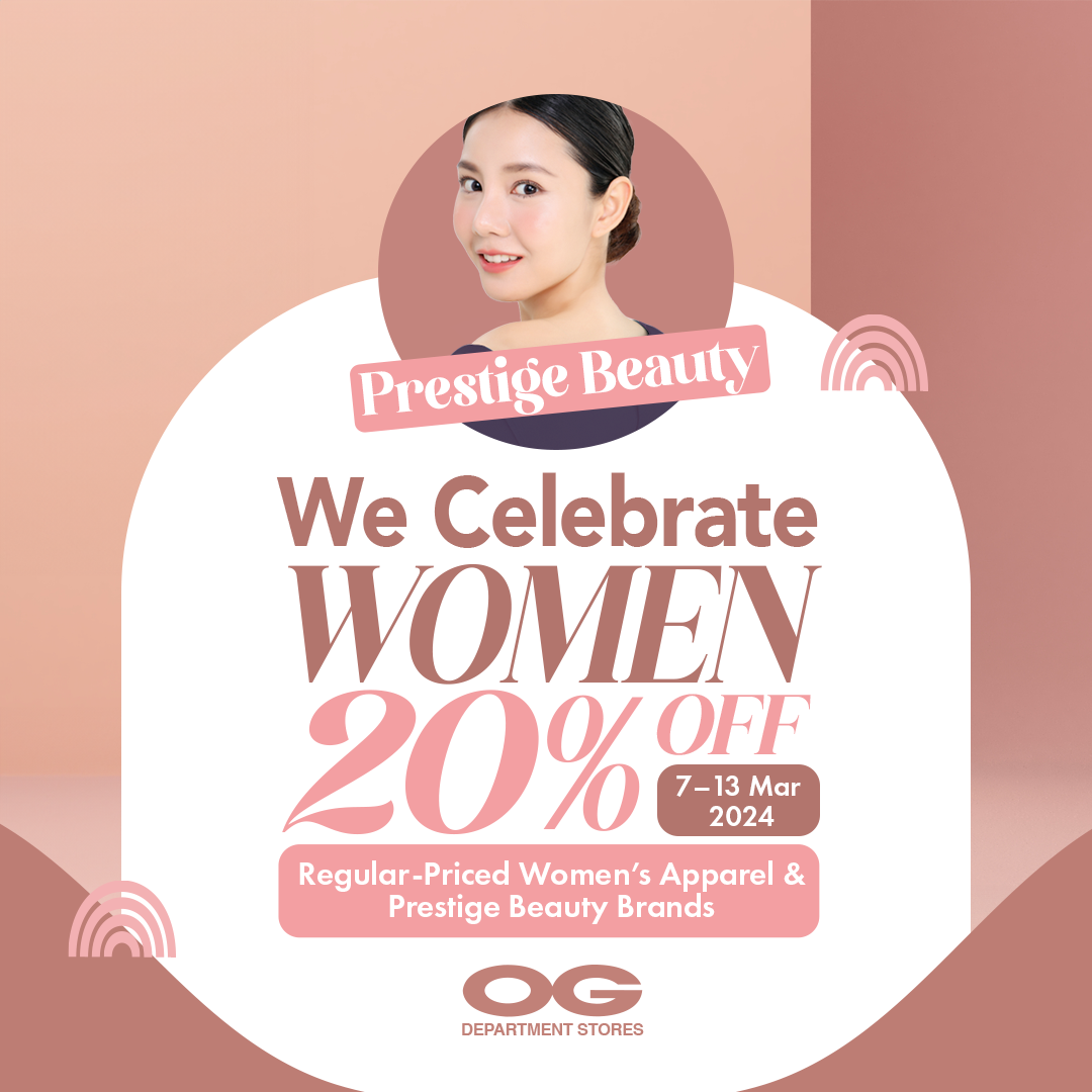 We Celebrate Women 🌼 20% Off Prestige Beauty + Women's Apparel & More!