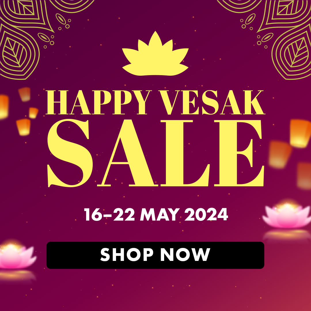 Happy Vesak Sale 💖 20% OFF Storewide & Prestige Beauty Special! Till 22 May Only