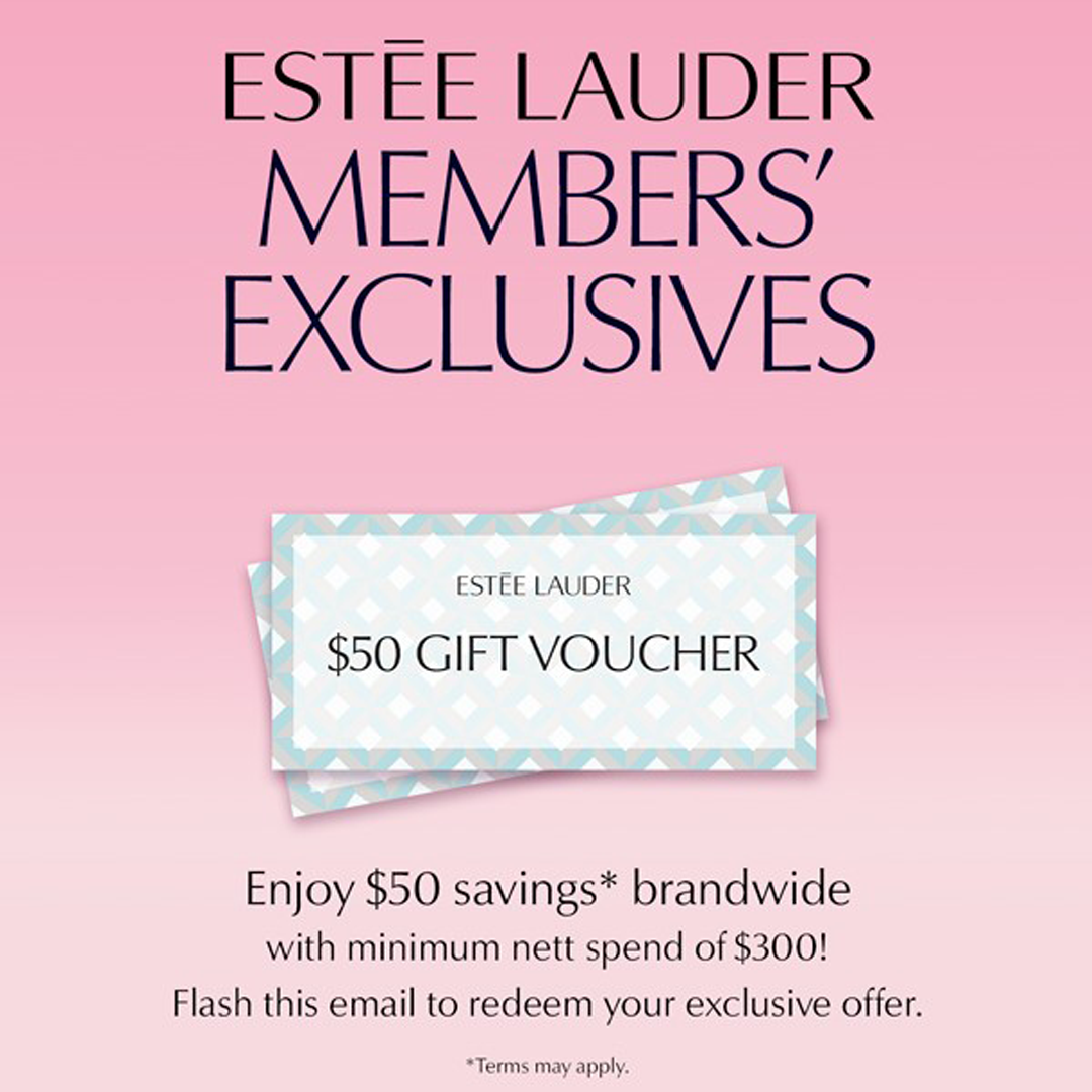 Members Enjoy Up To 50% Savings On Estee Lauder At Ogpp 🎁 – Og Singapore