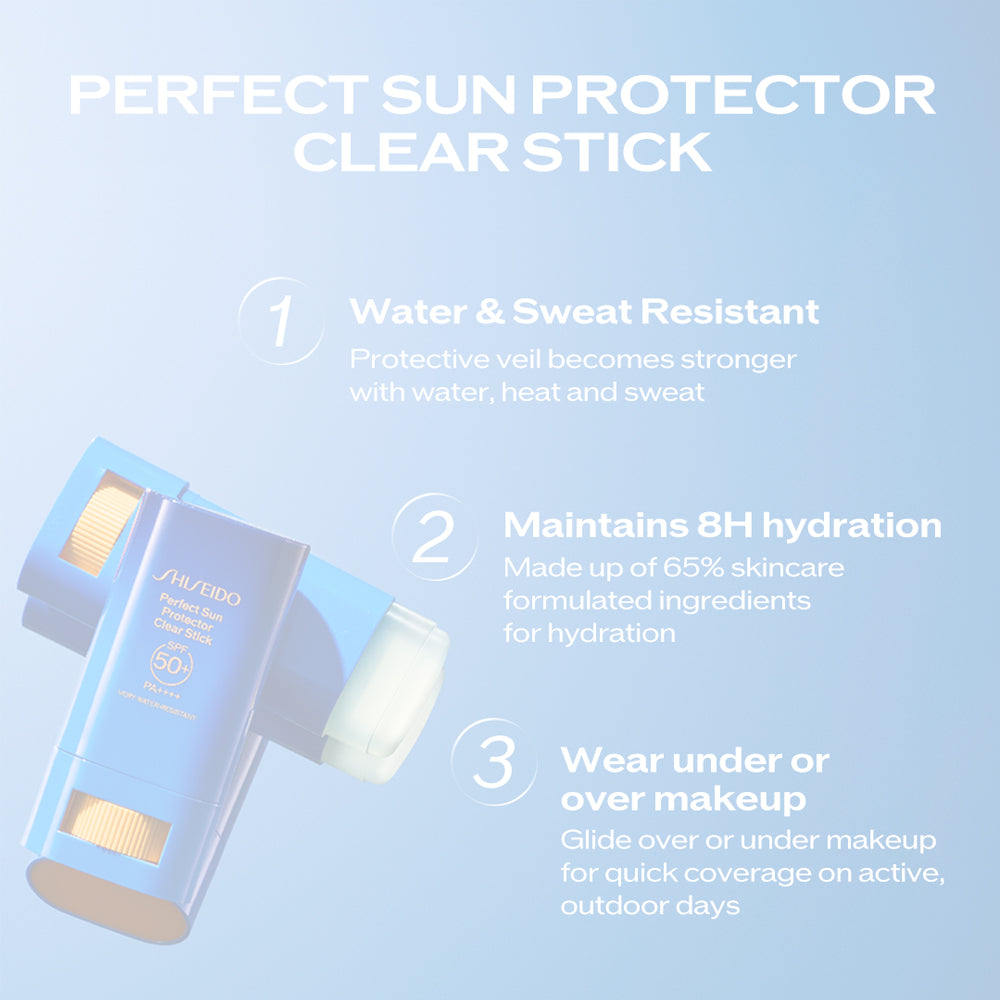 SHISEIDO Global SunCare Perfect Sun Protector Clear Stick 20g