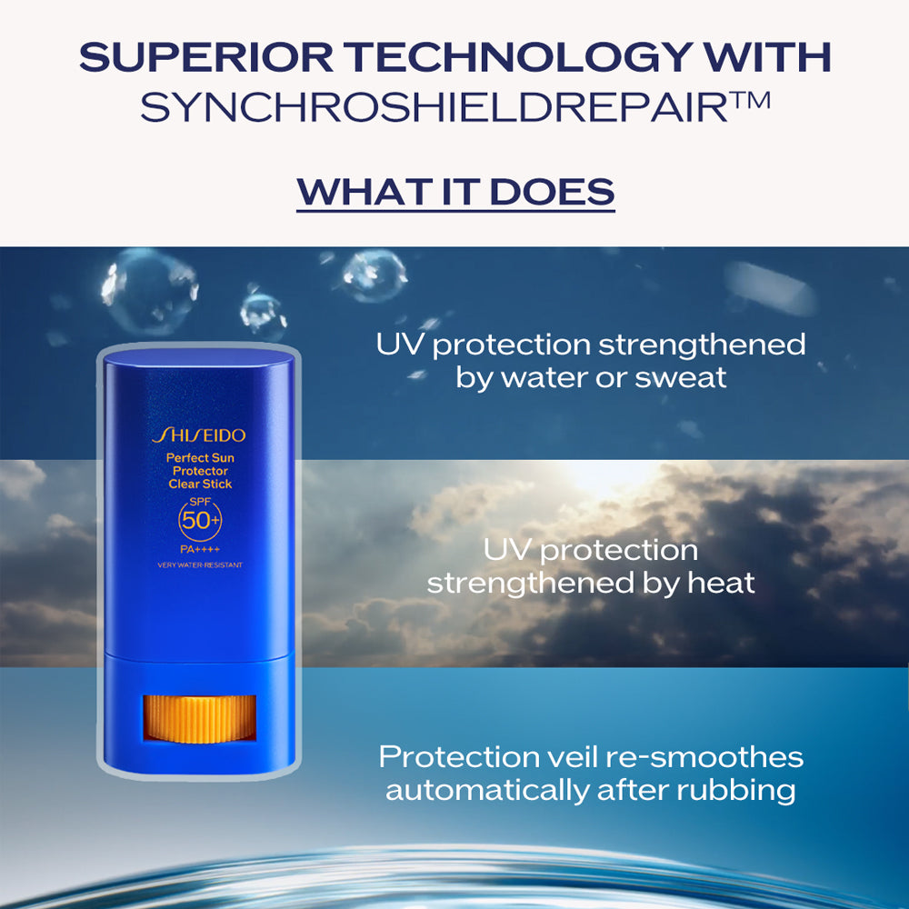 SHISEIDO Global SunCare Perfect Sun Protector Clear Stick 20g