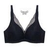 Triumph Body Make Up Illusion Lace Wired Push Up Deep V Bra Black