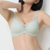 Triumph Body Make Up Illusion Lace Wired Push Up Deep V Bra Forest Frost