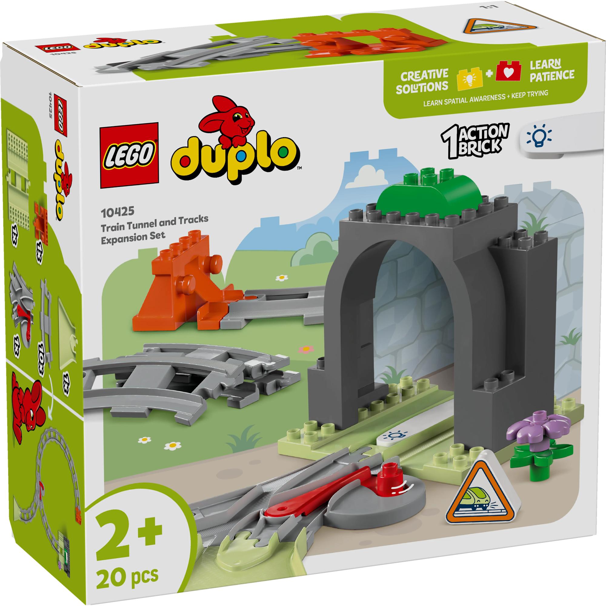 LEGO DUPLO Town: Train Tunnel and Tracks Expansion Set (10425)