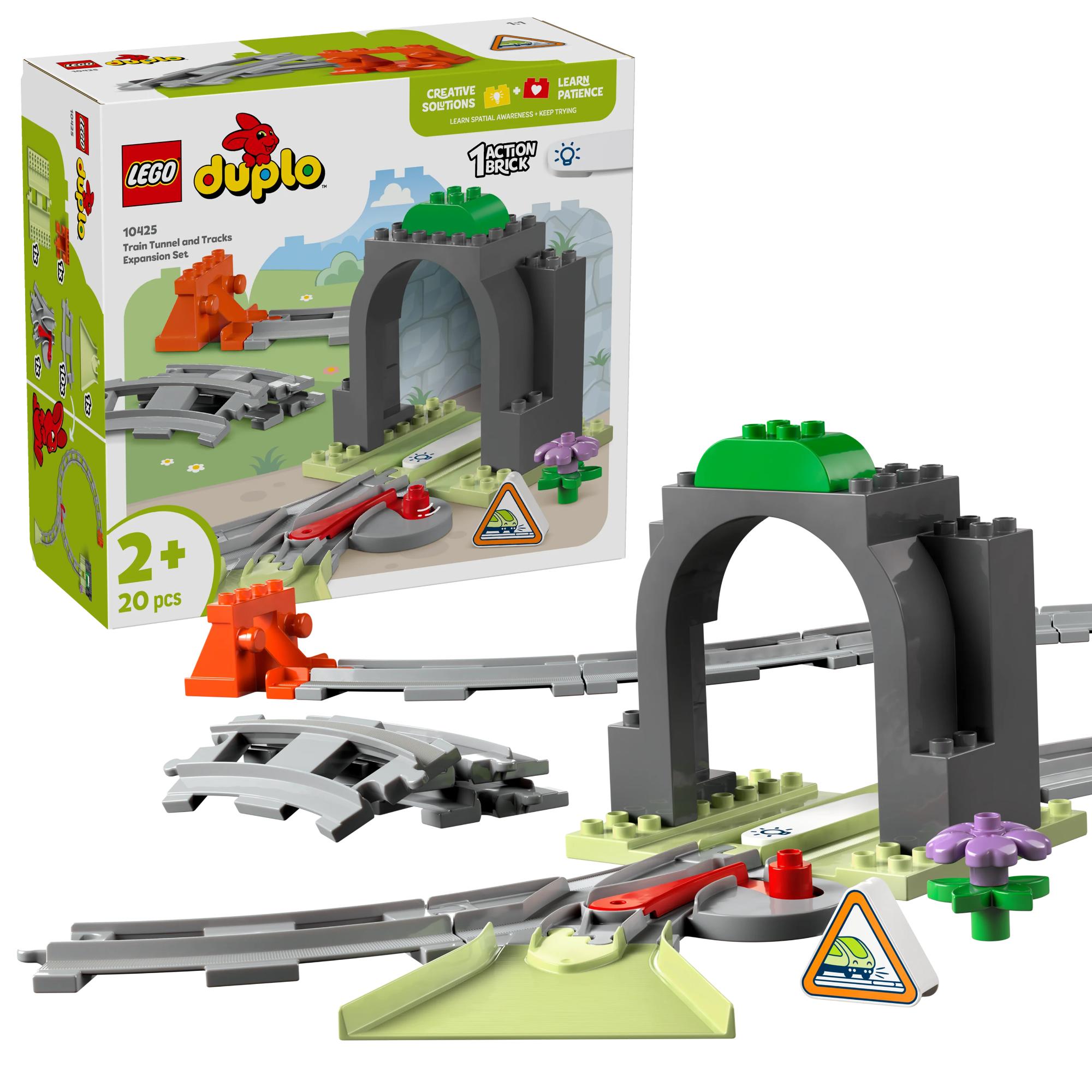 LEGO DUPLO Town: Train Tunnel and Tracks Expansion Set (10425)