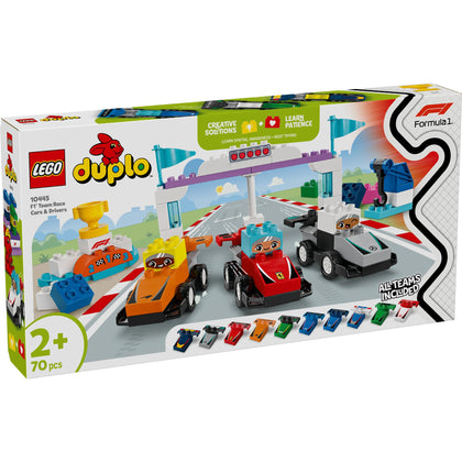 LEGO DUPLO Town: F1® Team Race Cars & Drivers (10445)