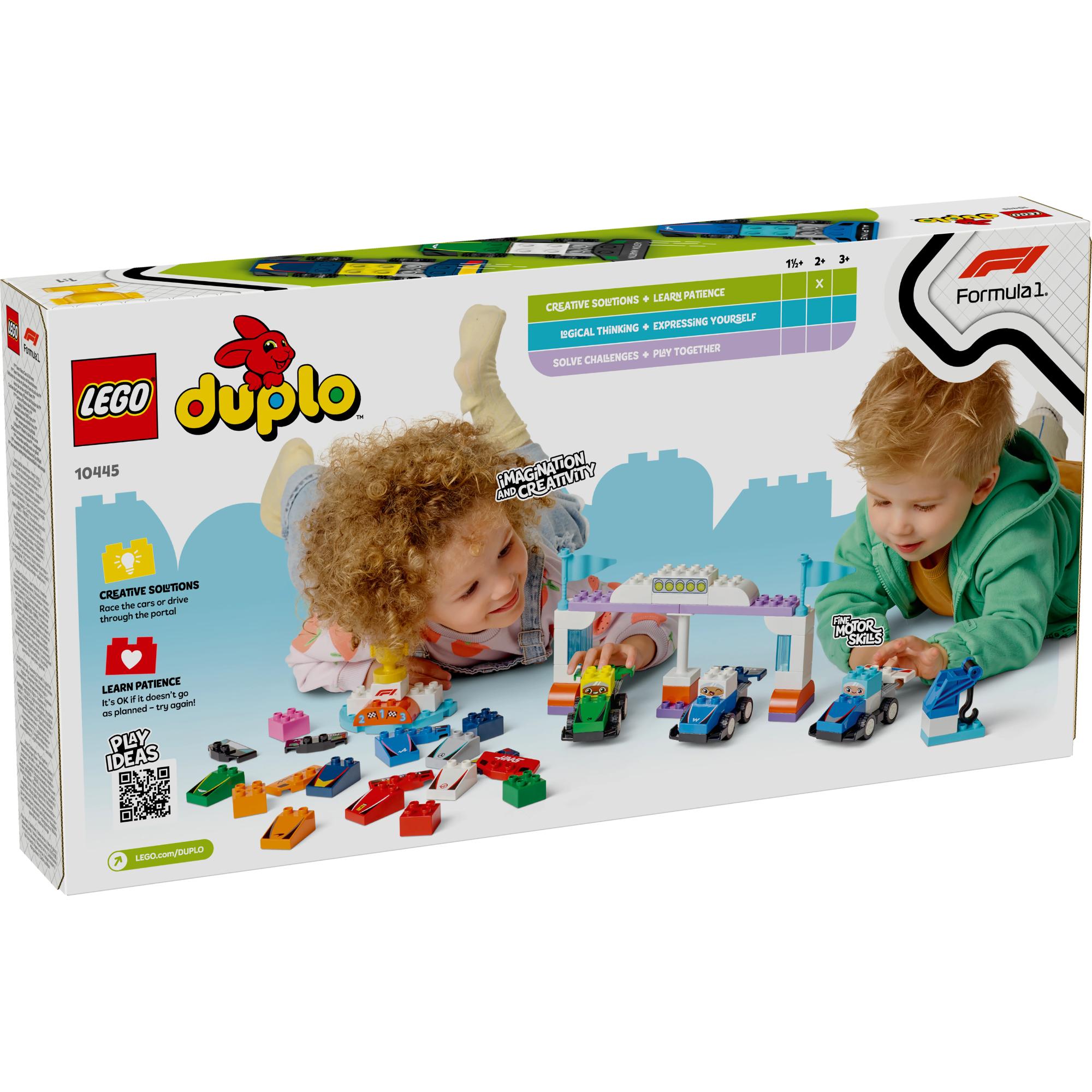 LEGO DUPLO Town: F1® Team Race Cars & Drivers (10445)