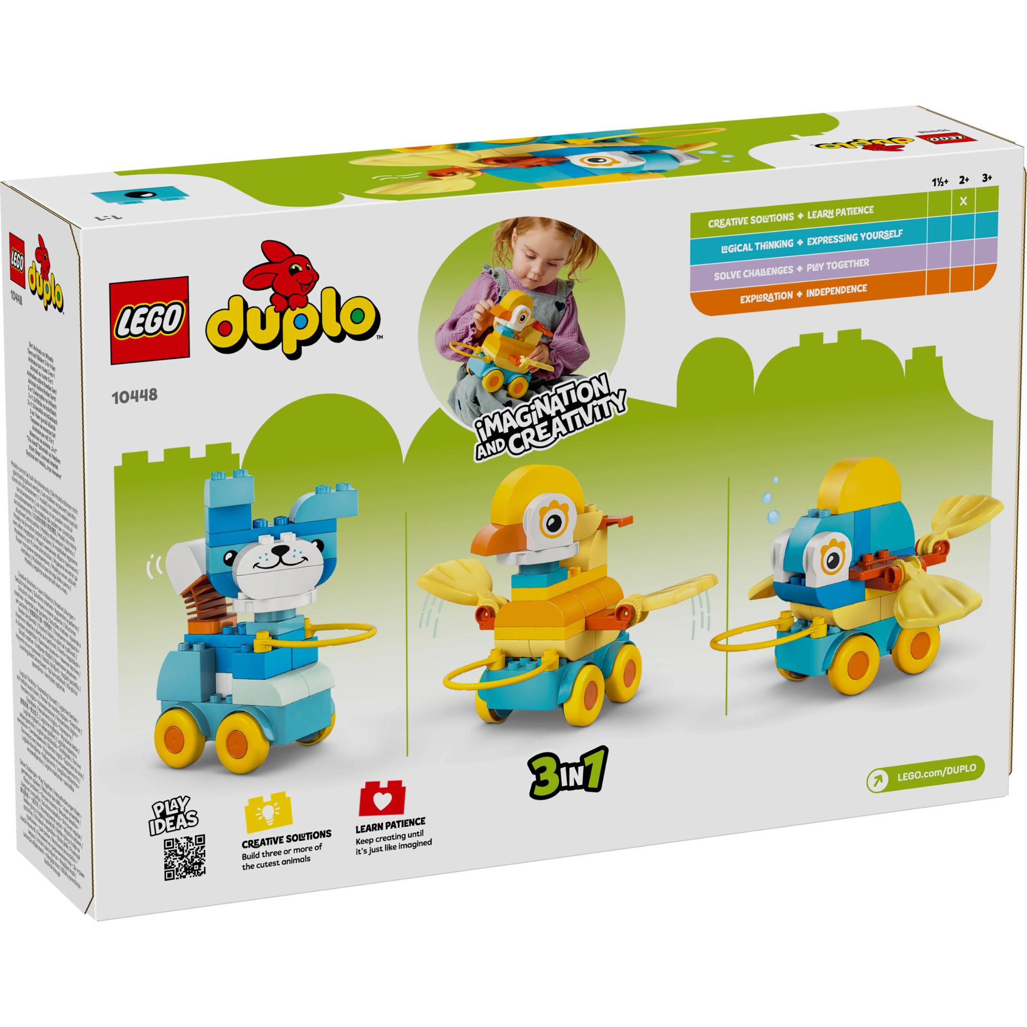 LEGO DUPLO Town: 3in1 Animals on Wheels (10448)