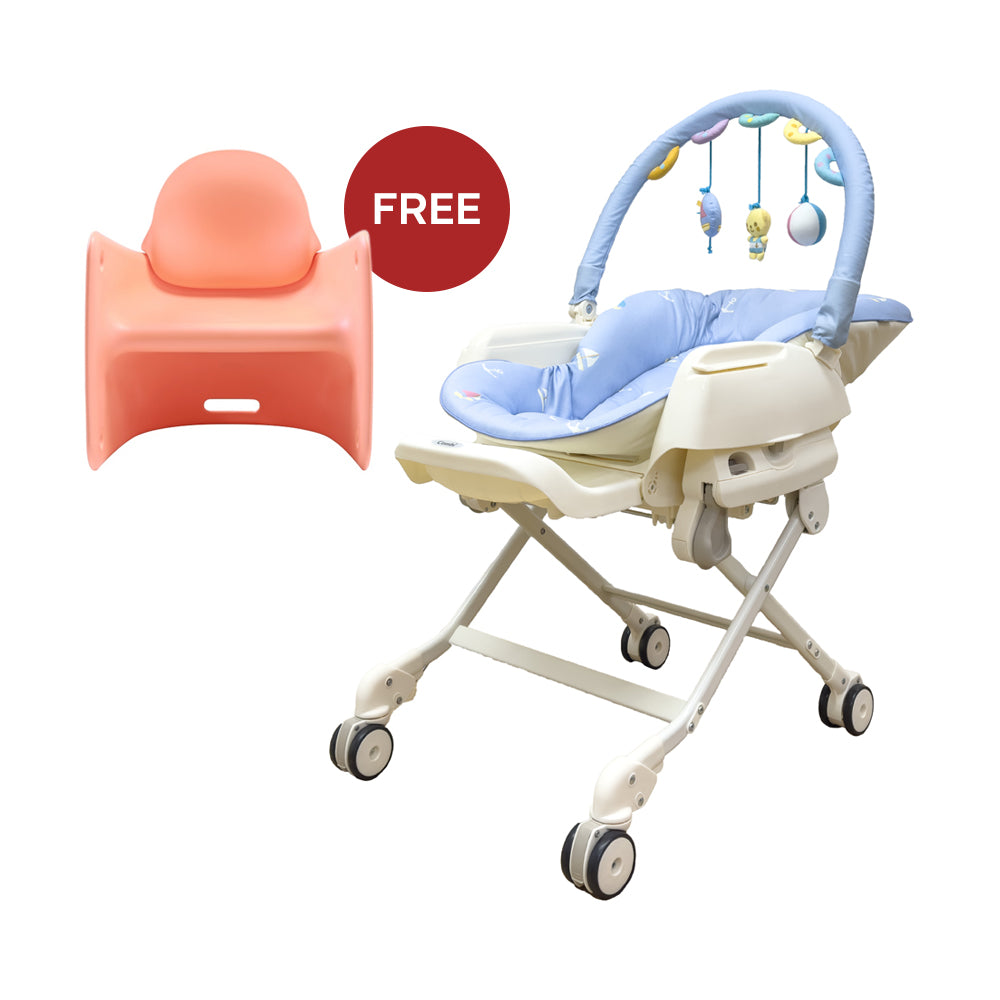 Combi Joy Marine Parenting Station (Blue) + Free Combi Chair