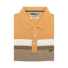 Crocodile Short-Sleeved Polo - Yellow Grey