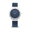 Bering Classic 34mm Ladies Blue Mesh Analog