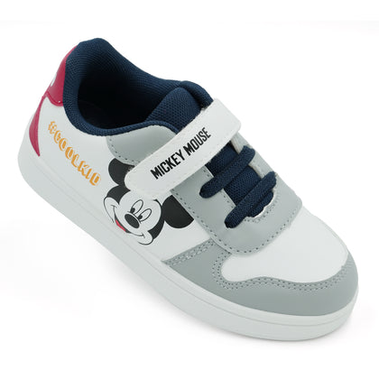 Disney Boys' Mickey Sport Shoes - White Grey (133-2638)
