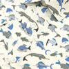 Crocodile Short-Sleeved Shirt - Blue Fish