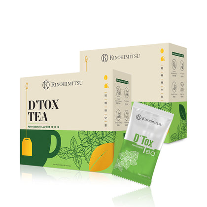 [BUY 1 GET 1 FREE] Kinohimitsu D'tox Tea Peppermint 2g X 30 Sachets