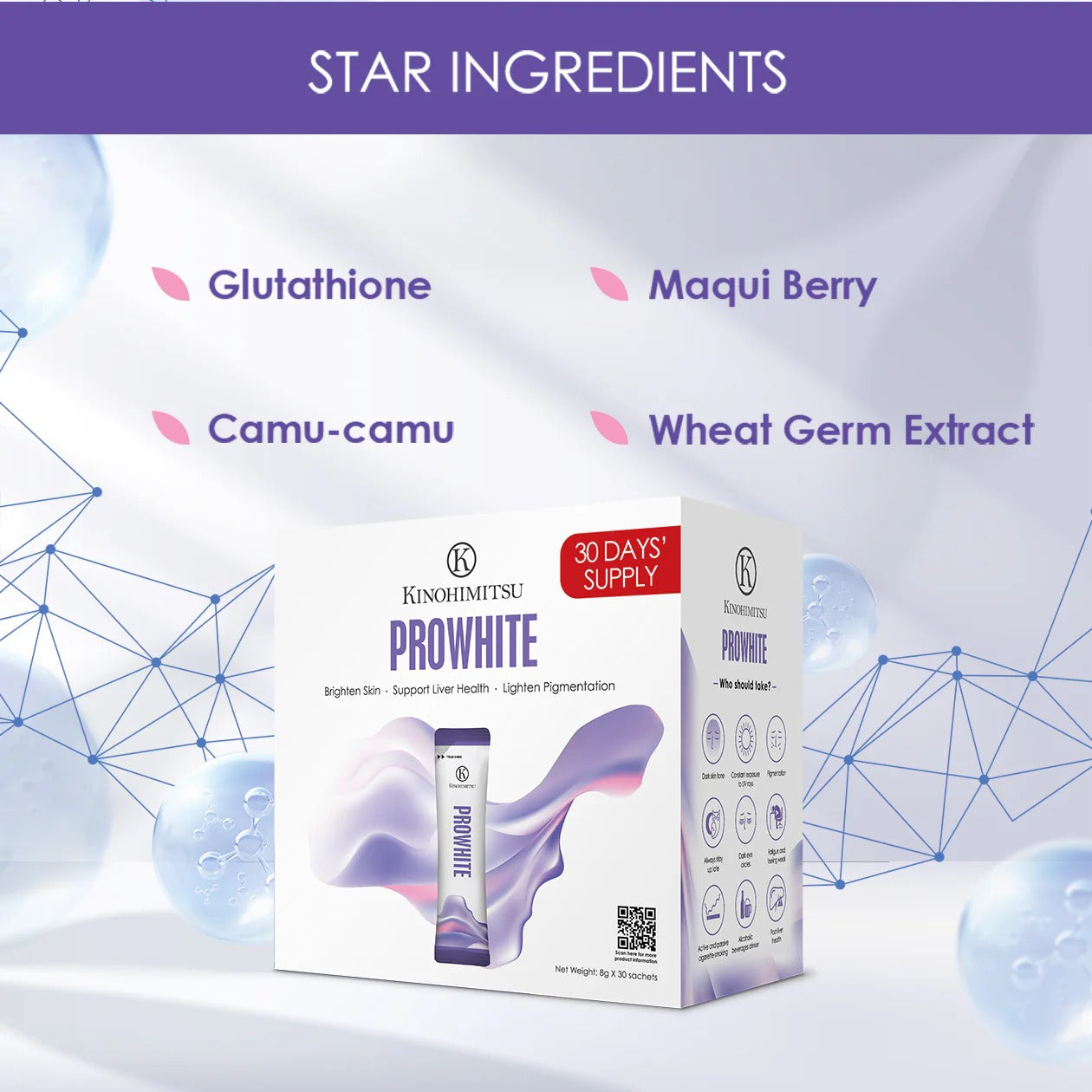 Kinohimitsu (SG) Prowhite (8g X 30 Sachets)