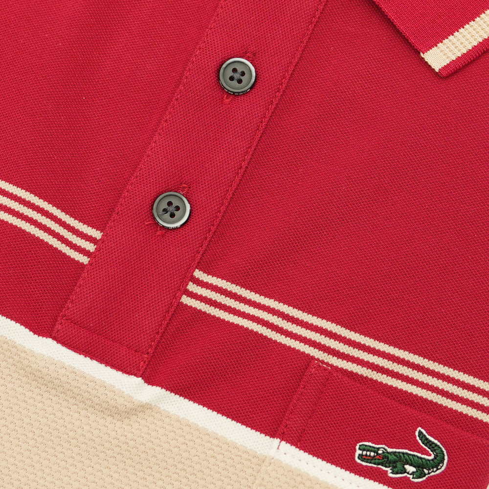 Crocodile Short-Sleeved Polo - Red