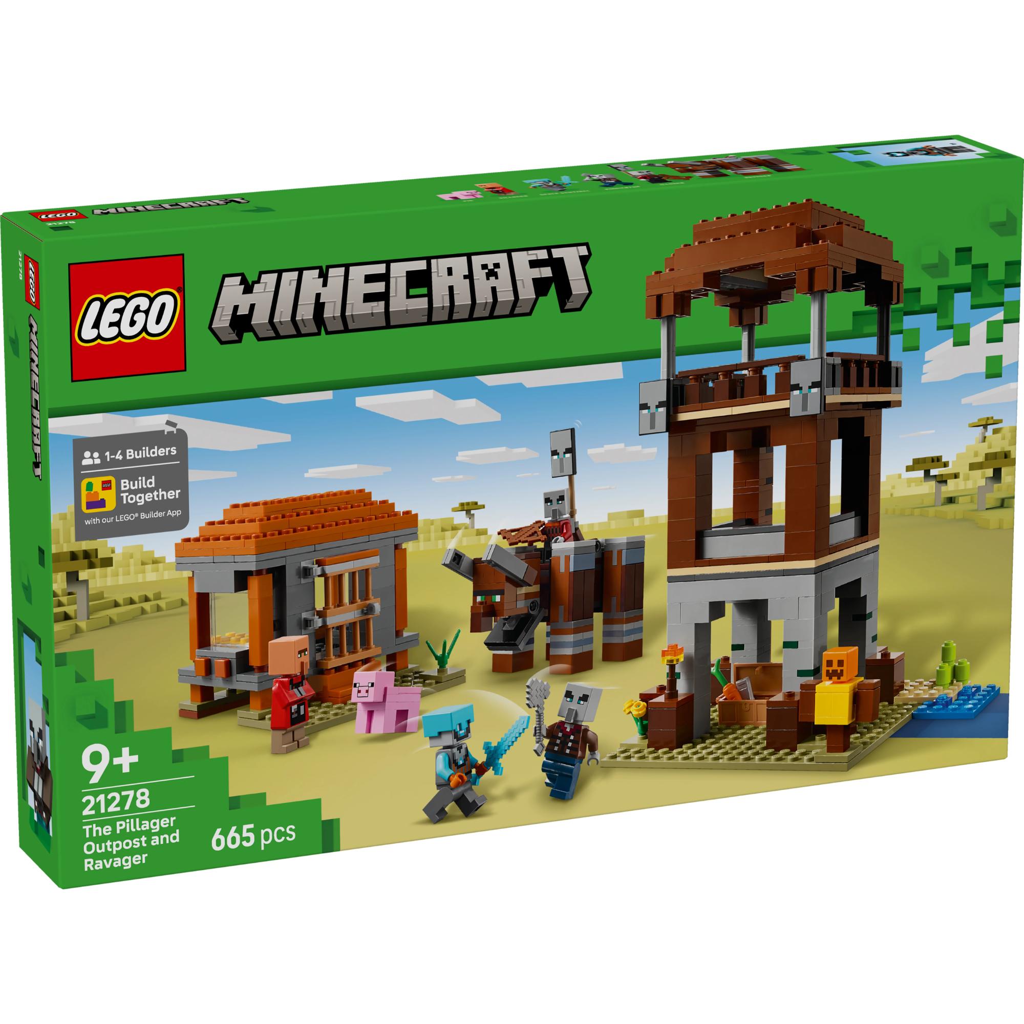 LEGO Minecraft: The Pillager Outpost and Ravager (21278)