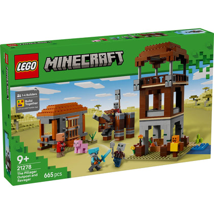 LEGO Minecraft: The Pillager Outpost and Ravager (21278)