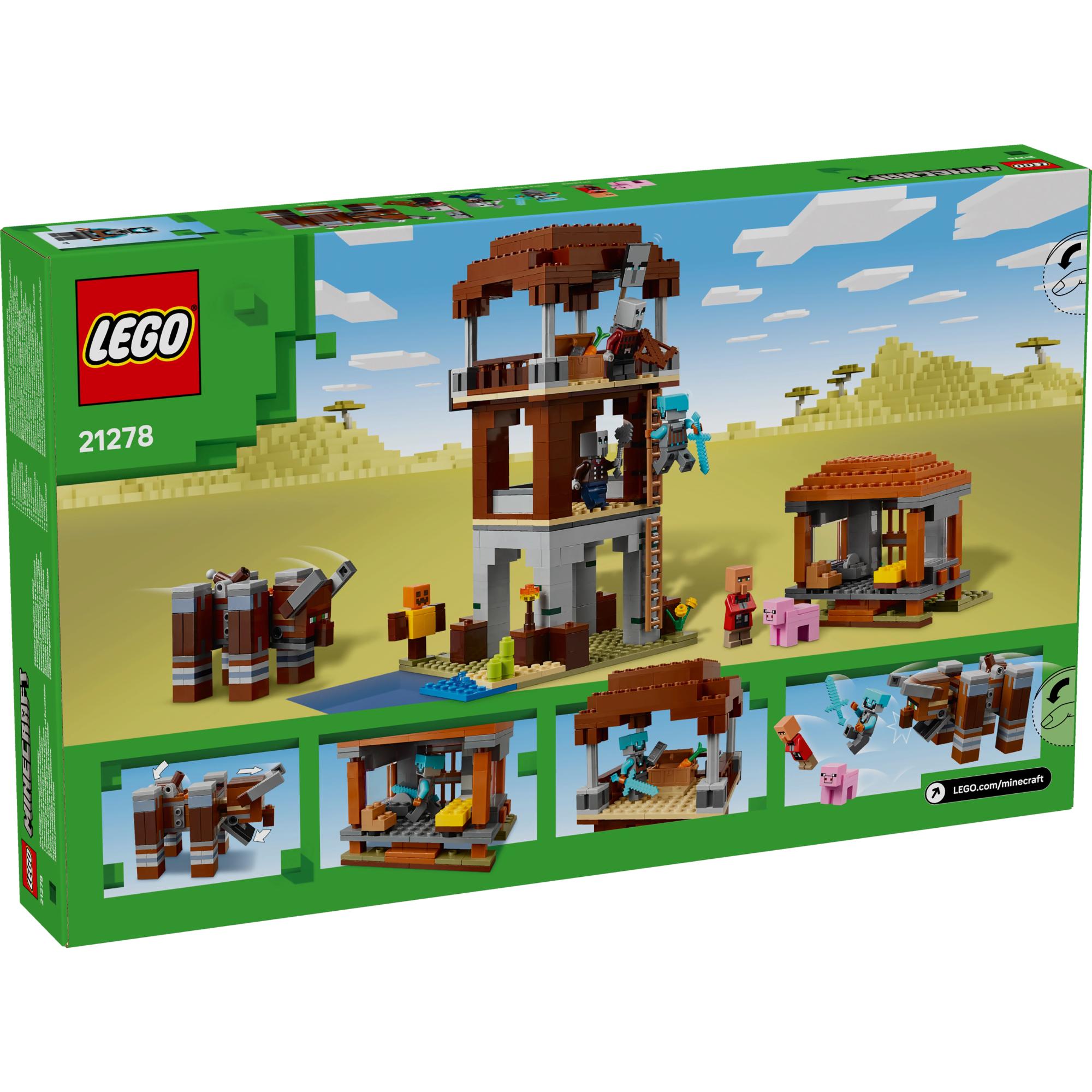 LEGO Minecraft: The Pillager Outpost and Ravager (21278)