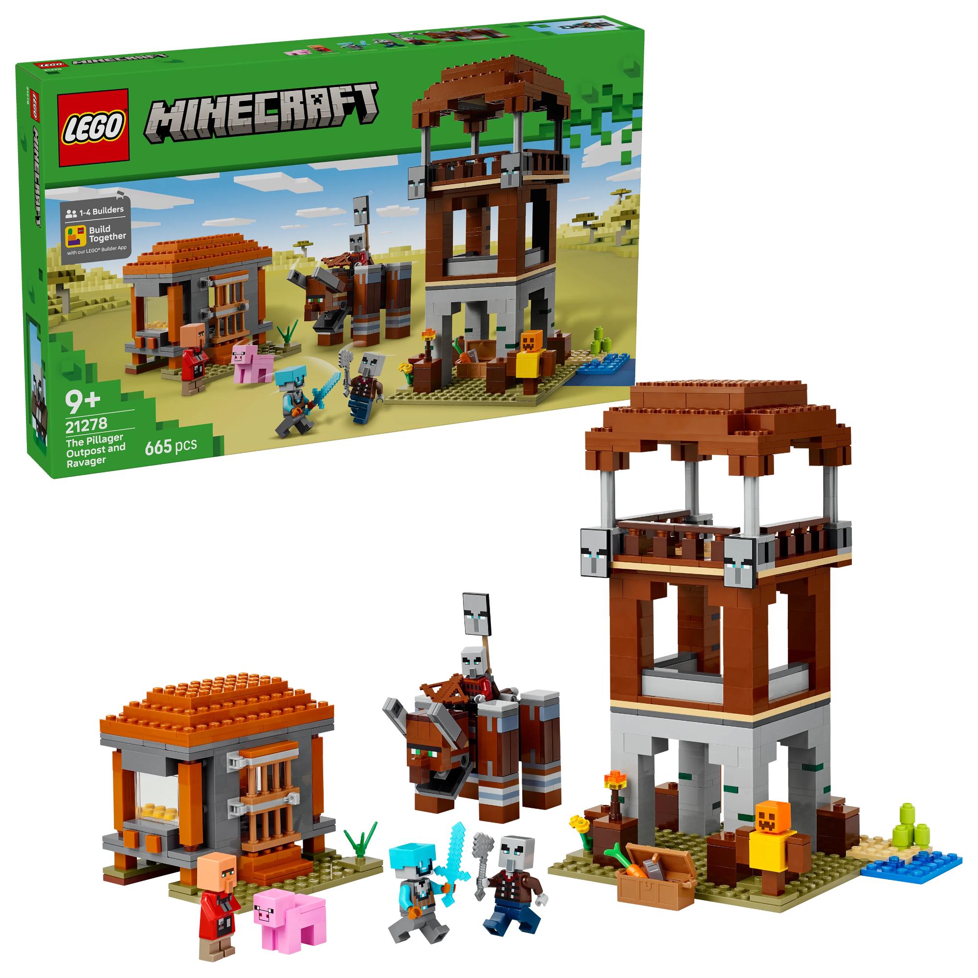 LEGO Minecraft: The Pillager Outpost and Ravager (21278)