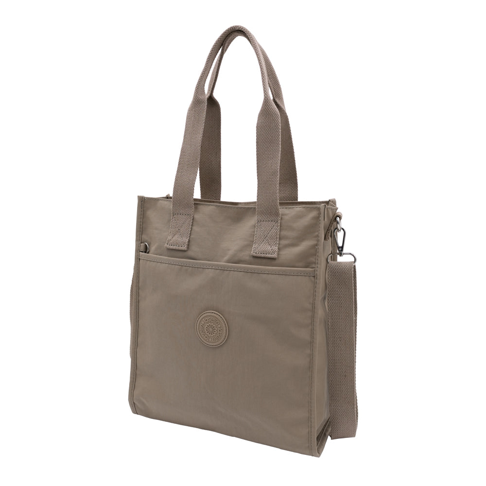 LASELLE Lightweight Nylon Tote Bag Sand OG Singapore