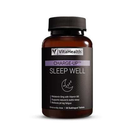 VitaHealth® Charge-Up Sleep Well 60 Sublingual Tablets