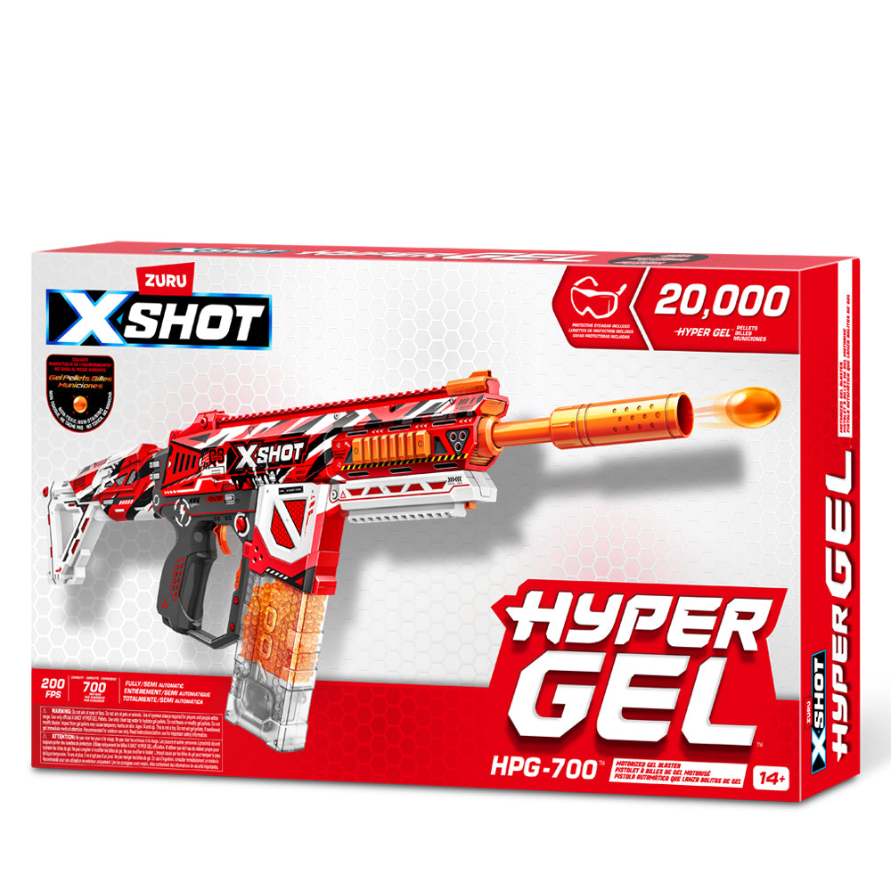 Zuru XSHOT Hyper Gel HPG-700 Blaster (20,000 Hyper Gel Pellets) by