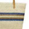 Stone Lodge Woven Straw Shoulder Bag - Beige/Blue