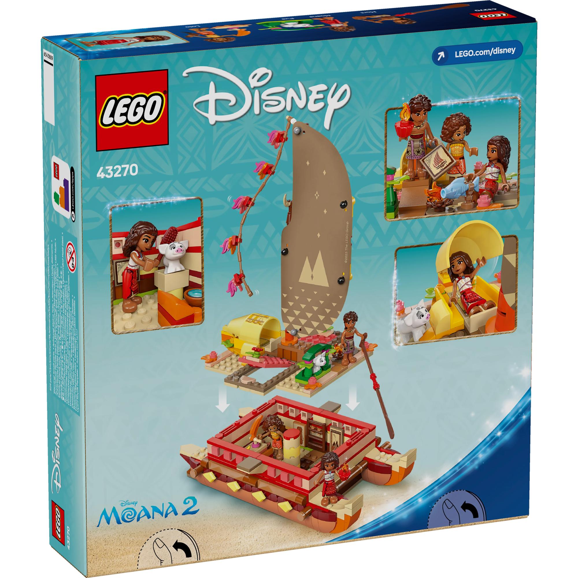 LEGO Disney Princess: Moana's Adventure Canoe (43270)