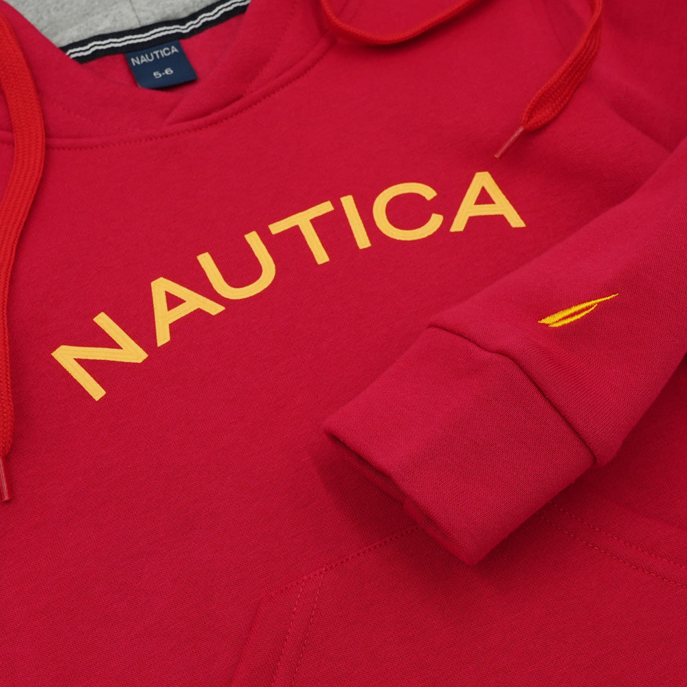 Nautica Boys Hoodie Jacket Red 4490JK OG Singapore