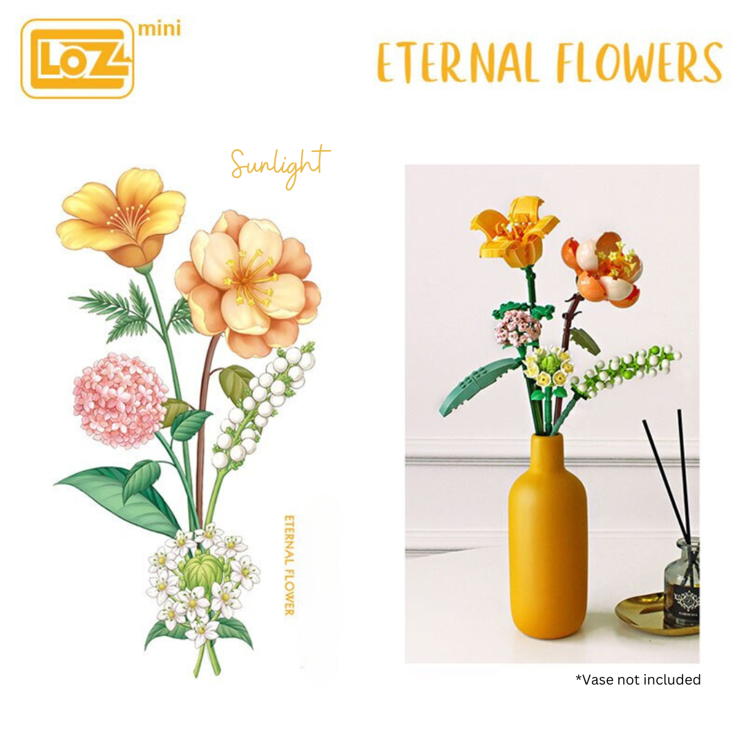 Online Exclusive] LOZ Eternal Flowers Series 1 Mini Building Block