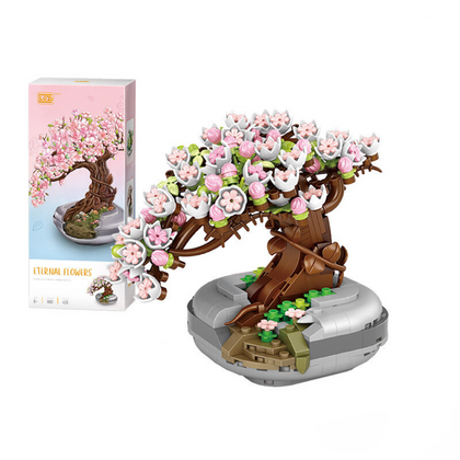 LOZ Eternal Flowers Mini Building Block 1661 - Sakura UV Reactive