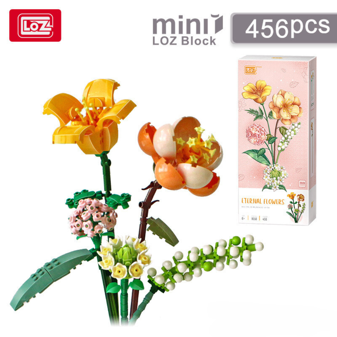 Online Exclusive] LOZ Eternal Flowers Series 1 Mini Building Block