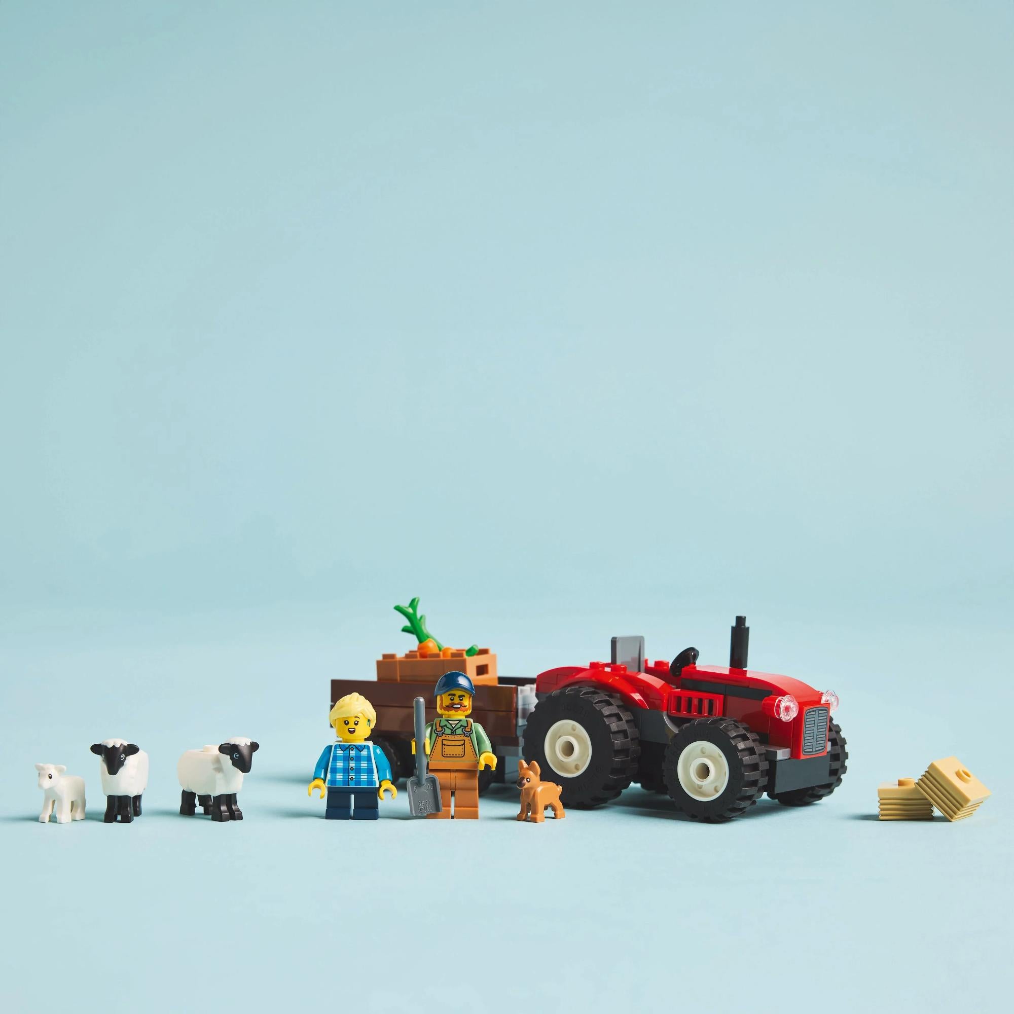 LEGO City: Red Farm Tractor with Trailer & Sheep (60461)
