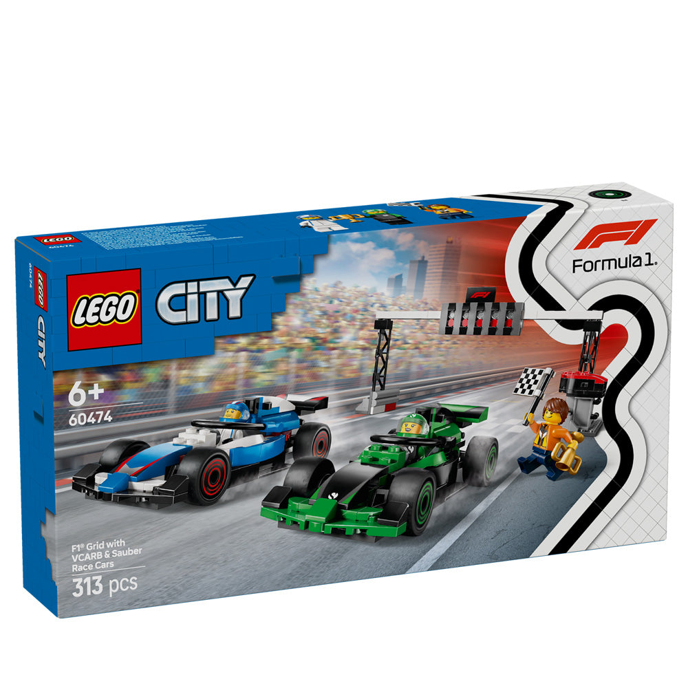LEGO City: F1® Grid with VCARB & Sauber Race Cars (60474)