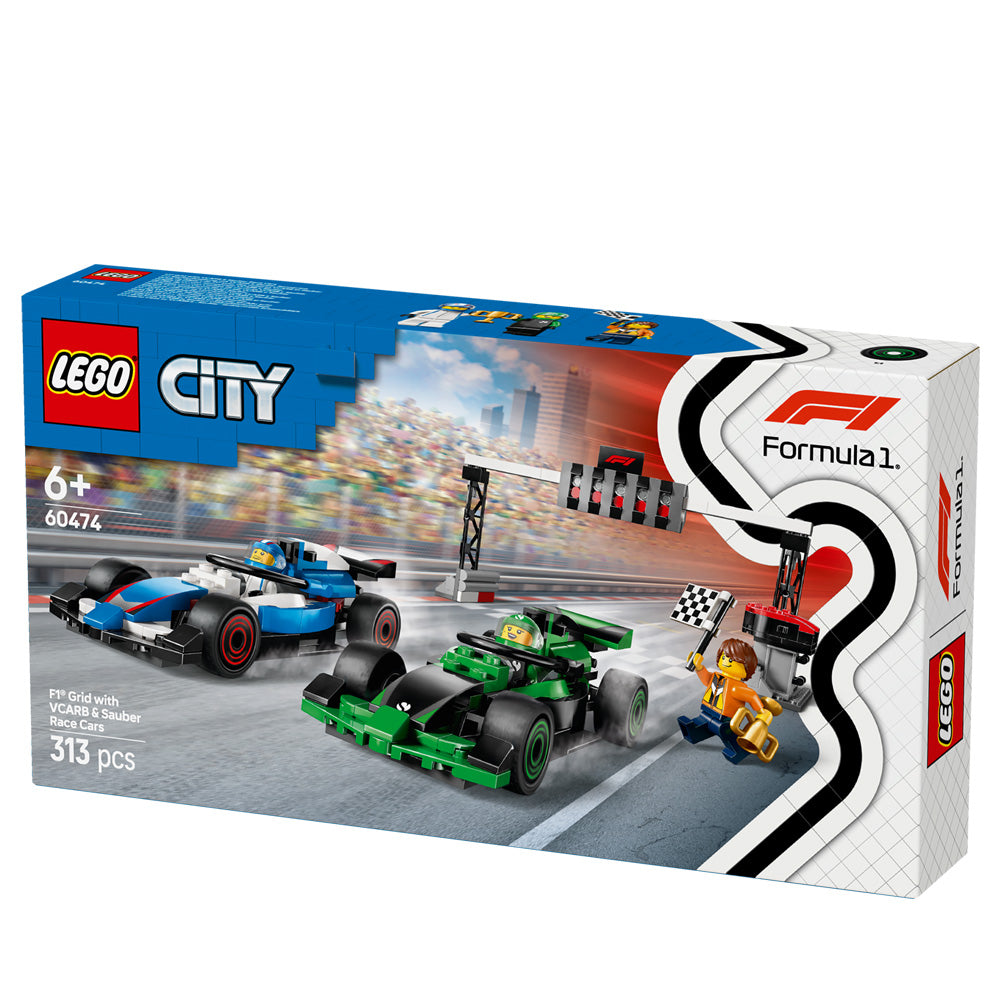 LEGO City: F1® Grid with VCARB & Sauber Race Cars (60474)