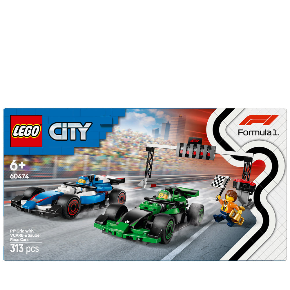LEGO City: F1® Grid with VCARB & Sauber Race Cars (60474)
