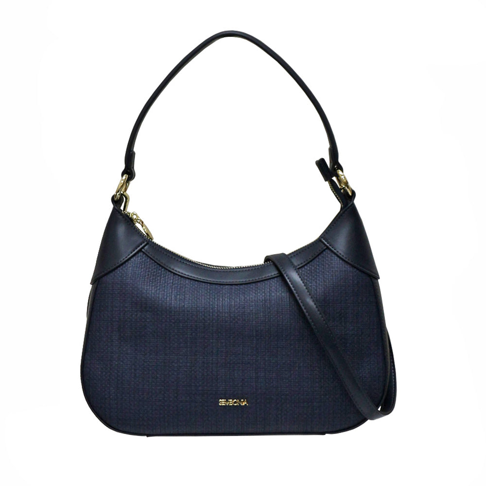 SEMBONIA Classic Structured Hobo Navy OG Singapore