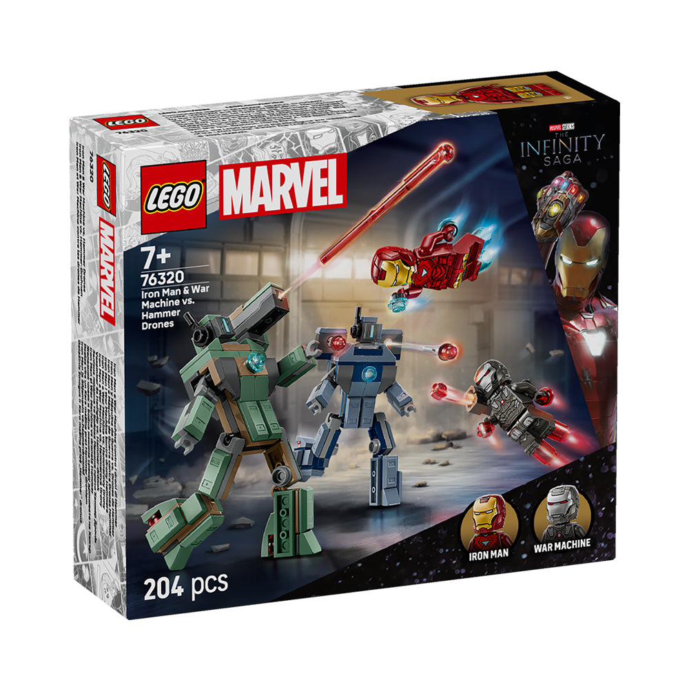 LEGO Marvel: Iron Man & War Machine vs. Hammer Drones (76320)