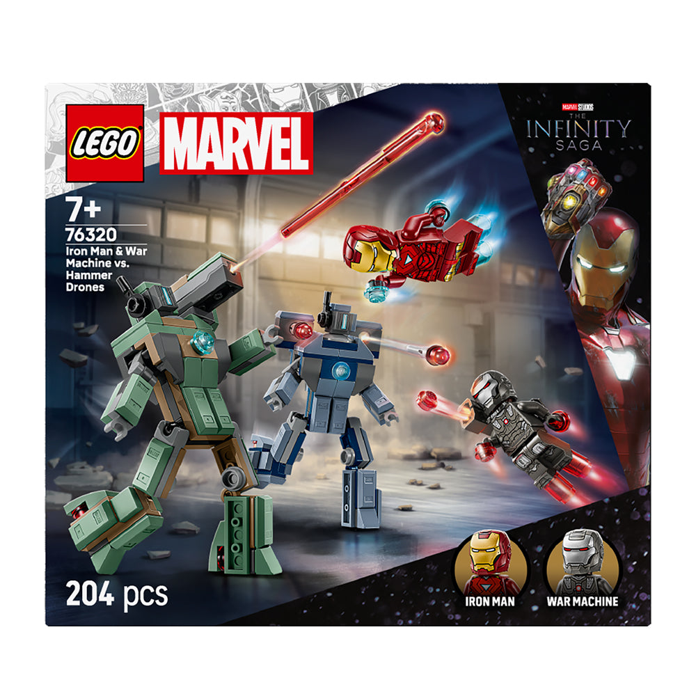 LEGO Marvel: Iron Man & War Machine vs. Hammer Drones (76320)