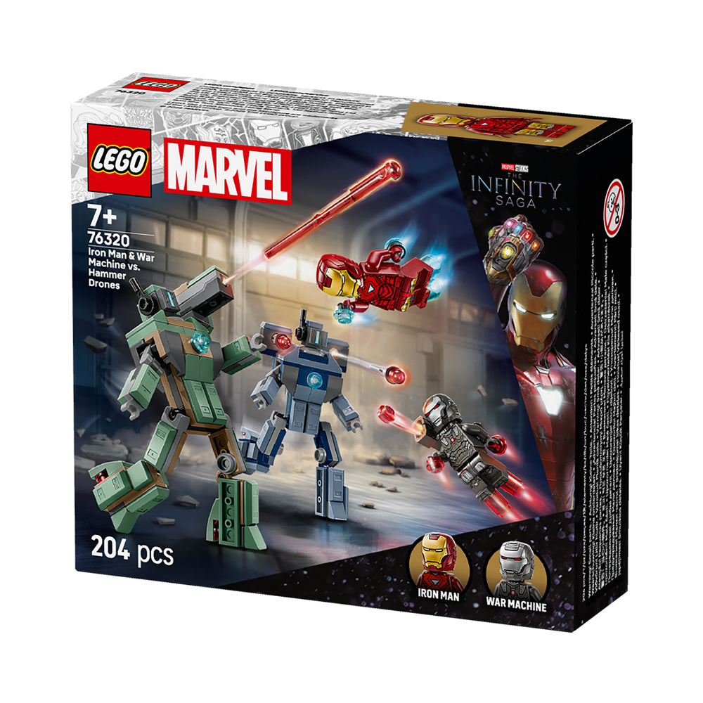 LEGO Marvel: Iron Man & War Machine vs. Hammer Drones (76320)
