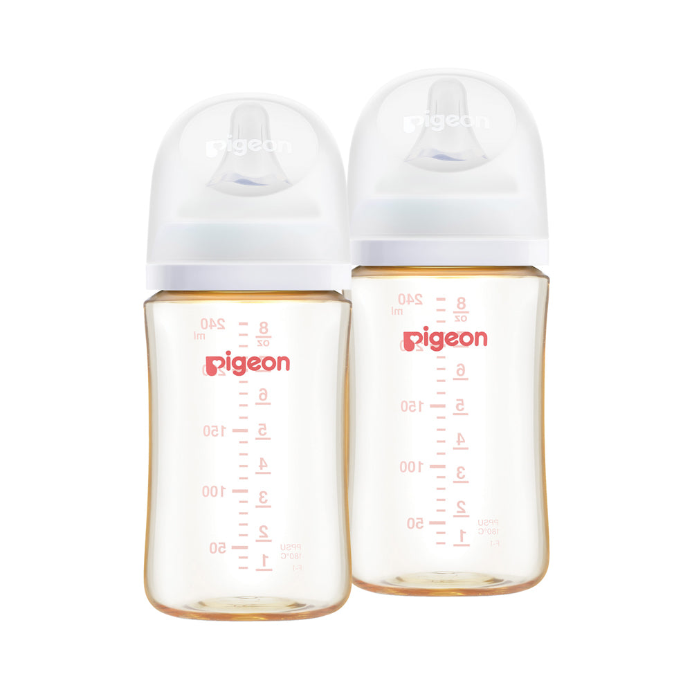 Pigeon Softouch Bpp Nursing Bottle PPSU 240ML Logo Twin Pack