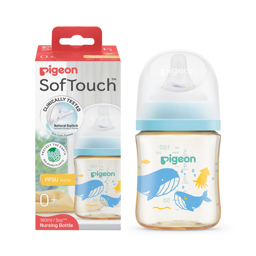 Pigeon Softouch Bpp Nursing Bottle PPSU 160ML Ocean