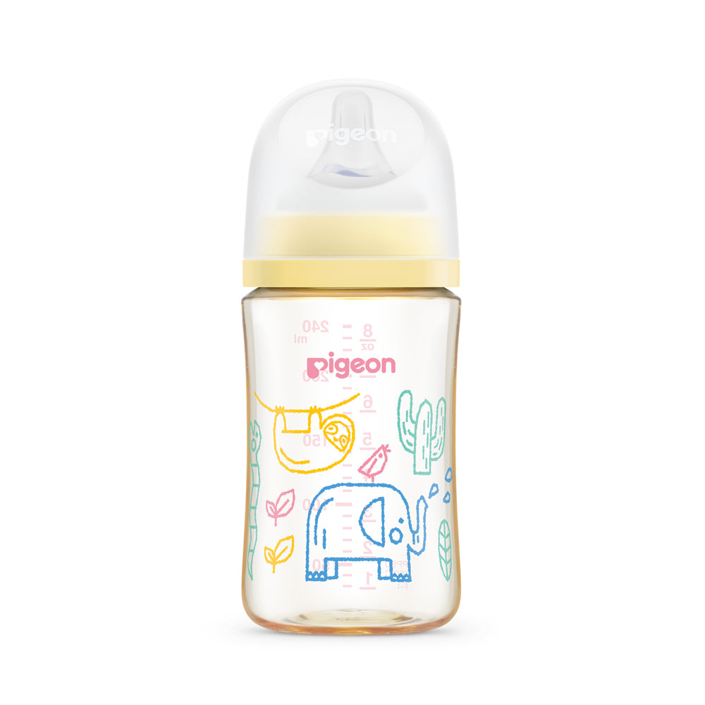 Pigeon Softouch Bpp Nursing Bottle PPSU 240ml Safari Doodles