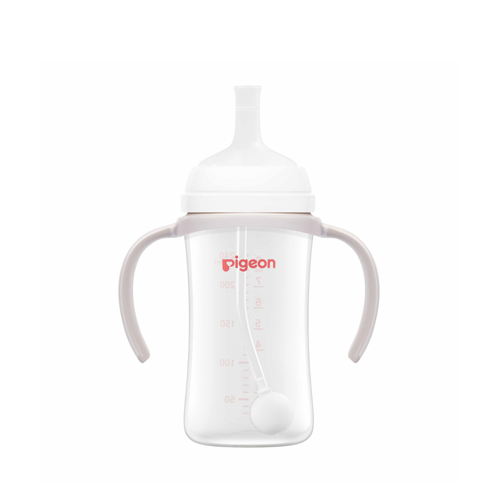 Pigeon Softouch Bpp Step-Up Straw Bottle set PP 240ML