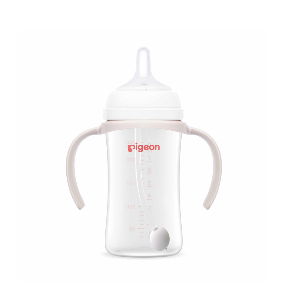 Pigeon Softouch Bpp Step-Up Straw Bottle set PP 240ML