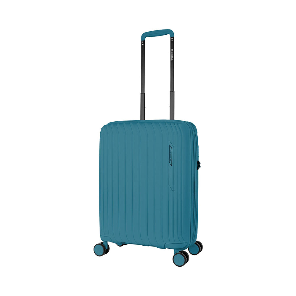 ALAIN DELON AD-1016 20" Hard Case Spinner Luggage - Expandable, Anti-Theft Zipper, TSA Lock - Blue