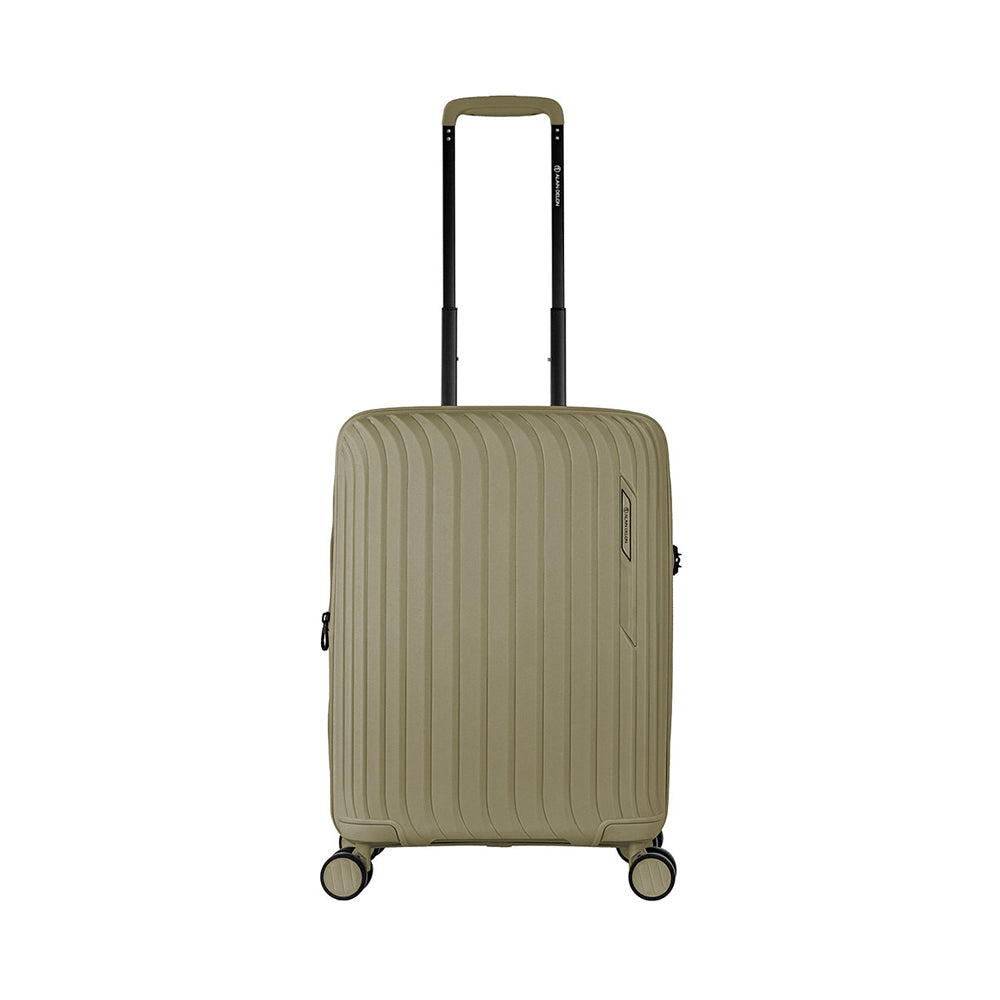 ALAIN DELON AD-1016 20" Hard Case Spinner Luggage - Expandable, Anti-Theft Zipper, TSA Lock - Green