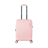 ALAIN DELON AD-1016 20" Hard Case Spinner Luggage - Expandable, Anti-Theft Zipper, TSA Lock - Pink
