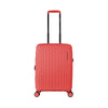 ALAIN DELON AD-1016 20" Hard Case Spinner Luggage - Expandable, Anti-Theft Zipper, TSA Lock - Red